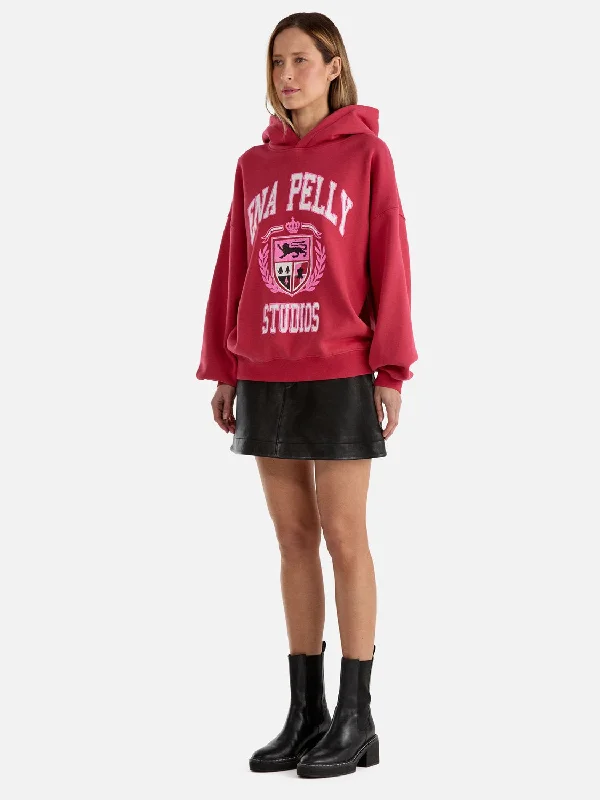 Brooke Oversized Hoodie DIY Studios - Poppy Red