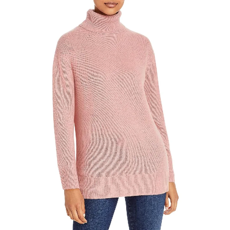 Private Label Womens Ribbed Long Sleeve Turtleneck Sweater