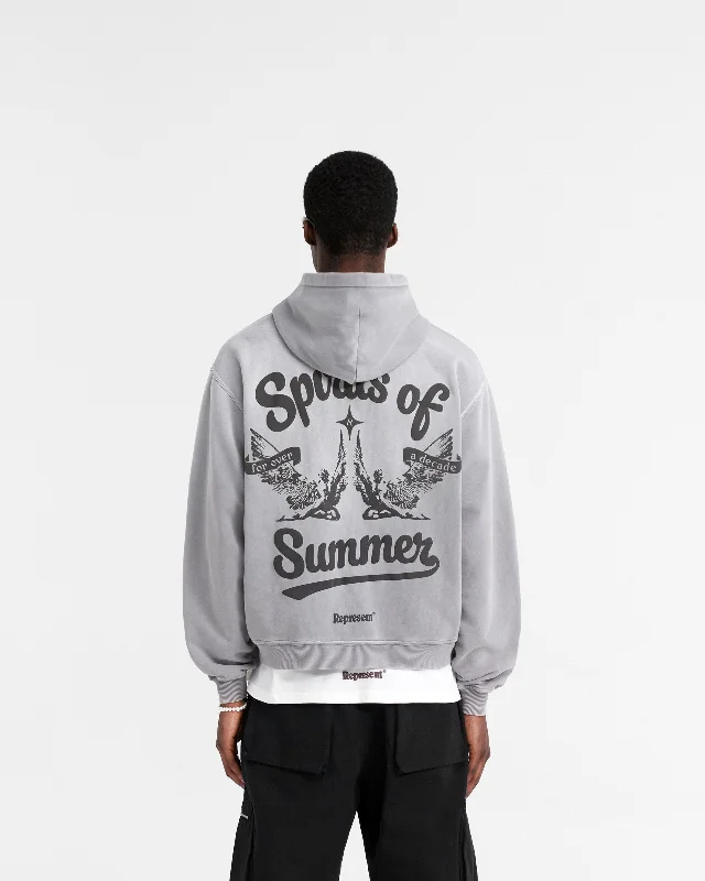 Spirits Of Summer Zip Hoodie - Mist