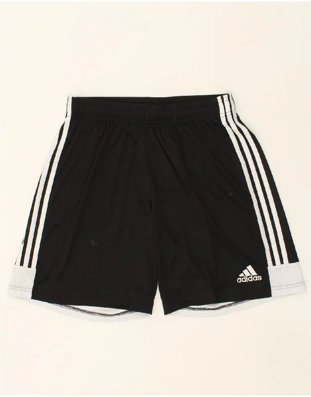 ADIDAS Womens Aeroready Sport Shorts UK 14 Large Black Colourblock