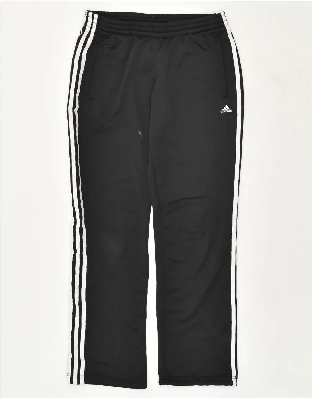 ADIDAS Womens Tracksuit Trousers UK 8/10 Small Black Polyester