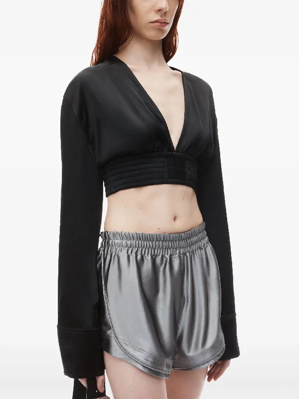 ALEXANDER WANG Women V Front Elastic Longsleeve