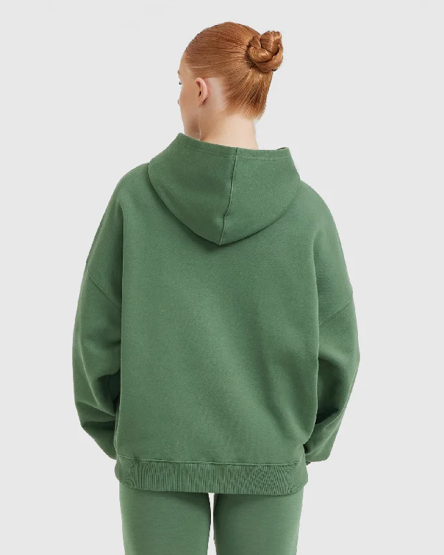 All Day Oversized Hoodie | Forest Green