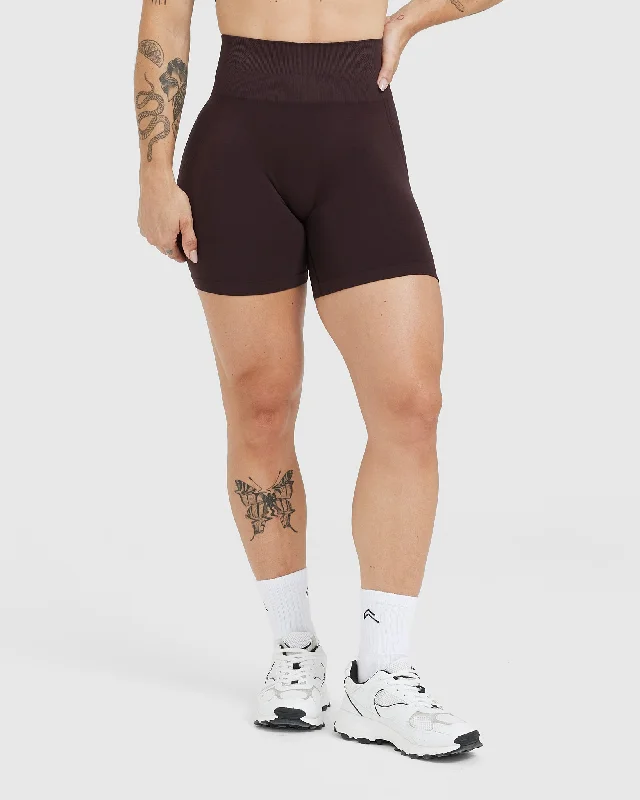 Effortless Seamless Shorts | 70% Cocoa