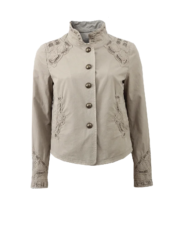 Embellished Military Jacket