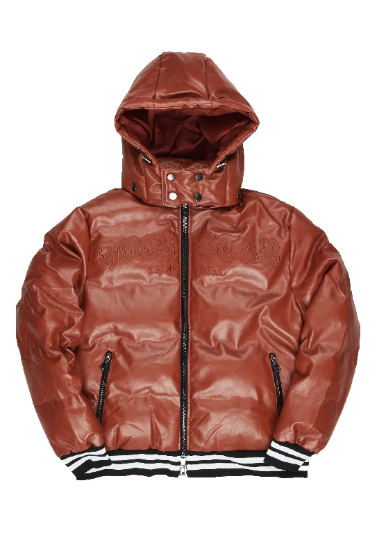 Miss Rust Puffer Jacket