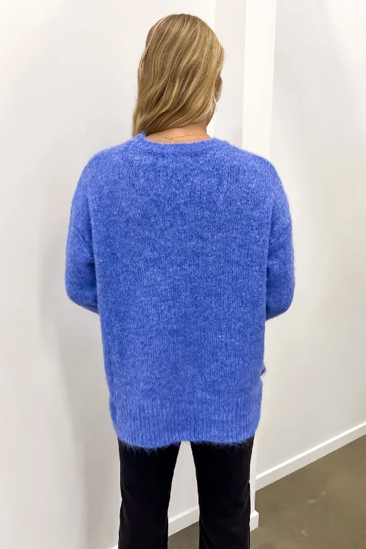 Sally Knit Jumper Blue