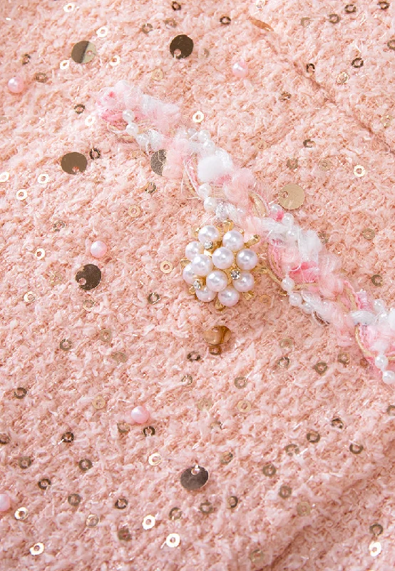 Sequin-detail Frayed-detail Waistcoat