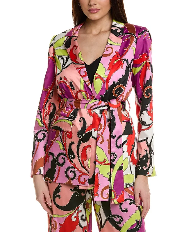 Ungaro Heidi Print Kimono Blazer