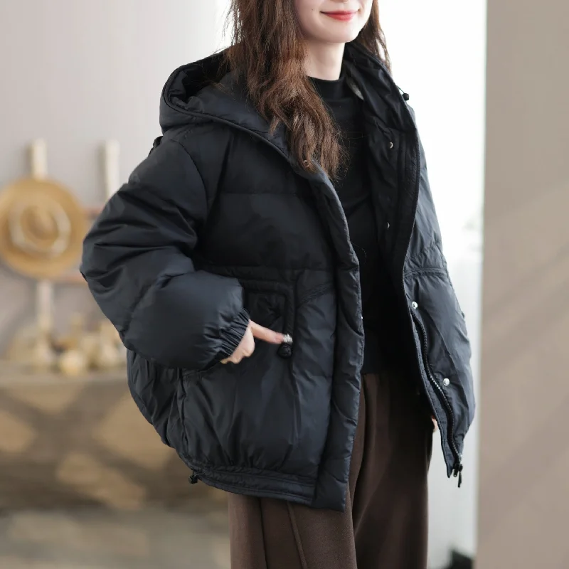 Women Fashion Casual Loose Down Coat