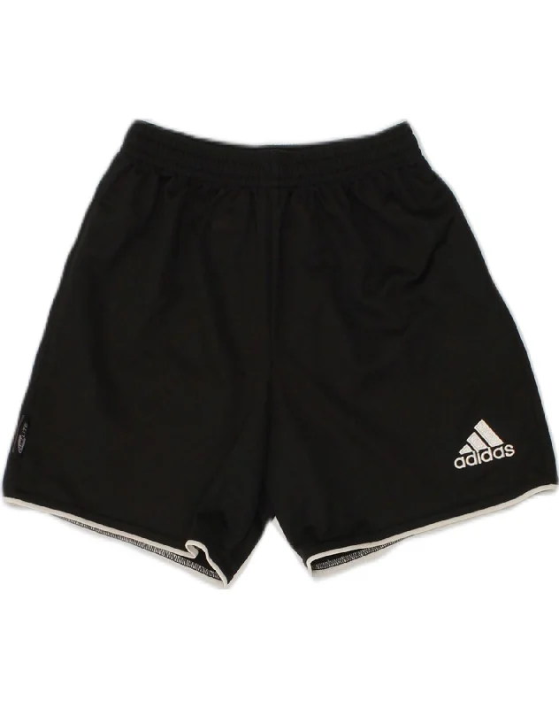 ADIDAS Womens Sport Shorts UK 2 2XS Black Polyester