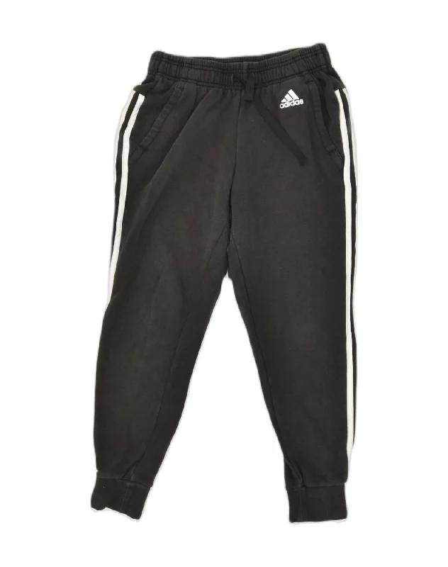 ADIDAS Womens Tracksuit Trousers Joggers UK 4/6 XS Black Cotton