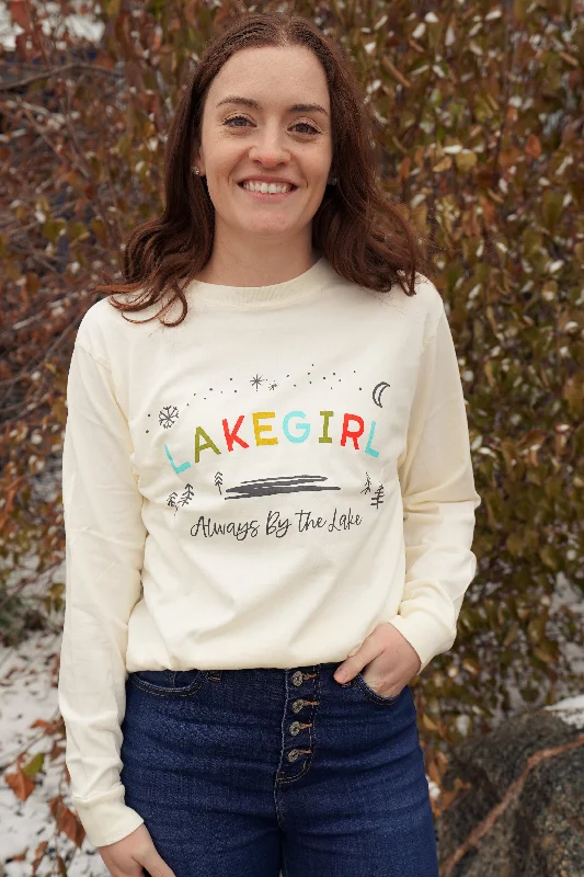 Lit Up Snowflake Ringspun Longsleeve in Ivory