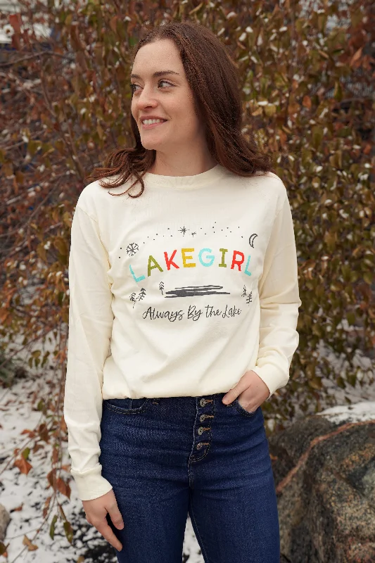 Lit Up Snowflake Ringspun Longsleeve in Ivory