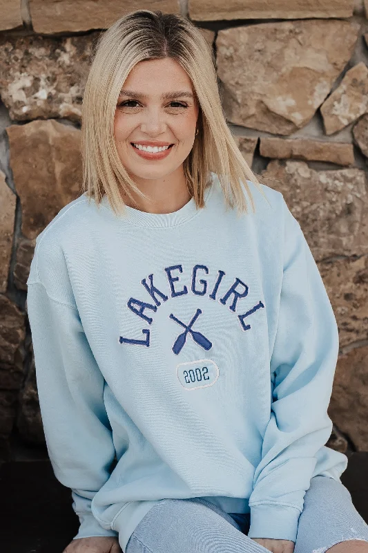 Lakegirl Ringspun Fleece Crew Neck in Powder