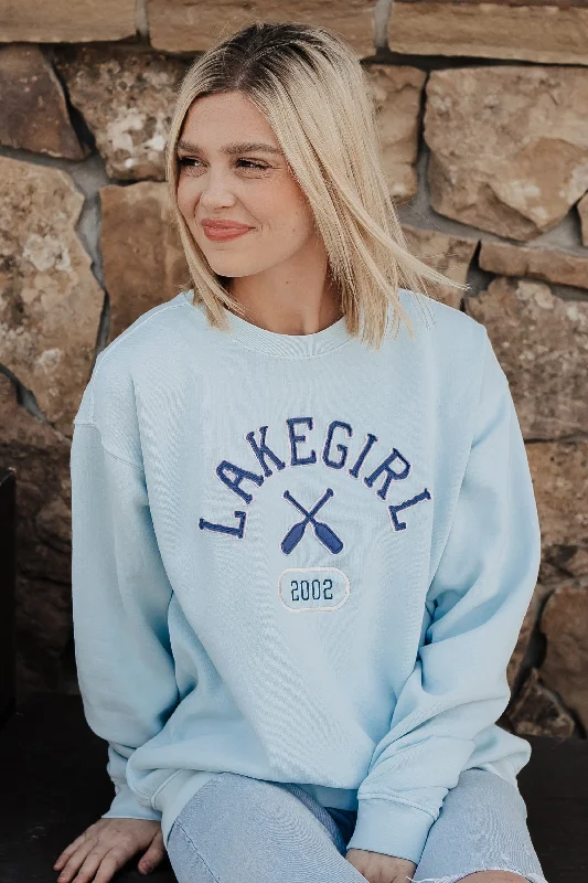 Lakegirl Ringspun Fleece Crew Neck in Powder