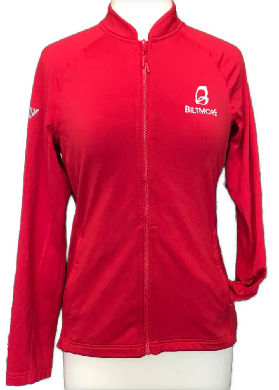 Women's Levelwear Red Full-Zip Jacket w/ Logo Size M MSP$