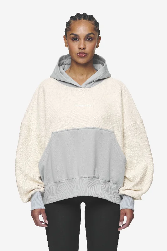 Estela Inside-Out Oversized Hoodie Coast Sand Sky Grey