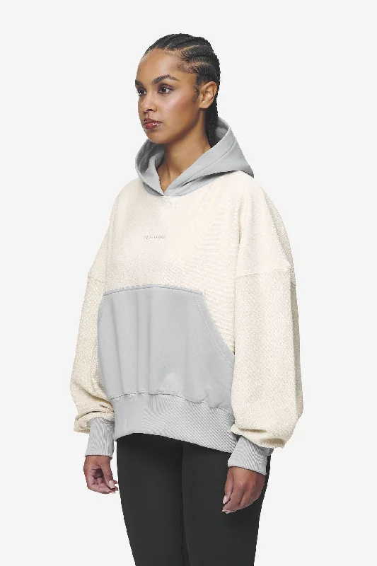 Estela Inside-Out Oversized Hoodie Coast Sand Sky Grey