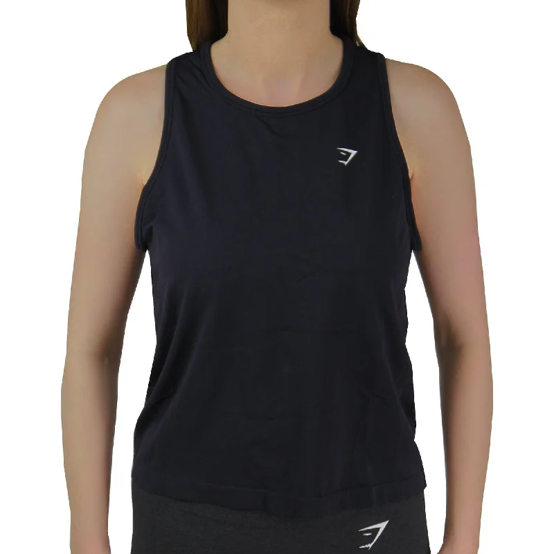 Gymshark Hyper Amplify Seamless Womens Training Vest Tank Top - Black