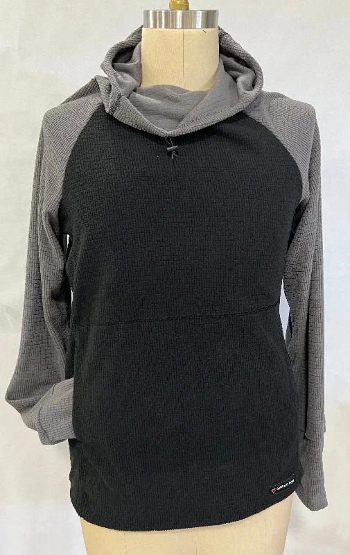 Men's Hoodie - Black w/ Gray sleeves & hood