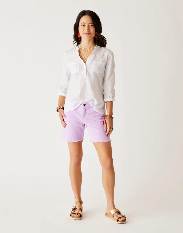 Oahu 6"" Twill Short: Lilac