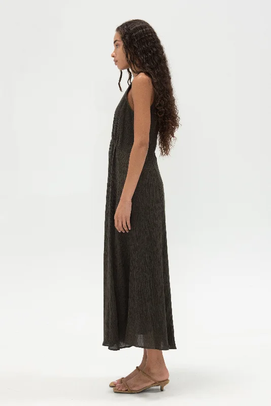 Ventosa Dress, Charcoal