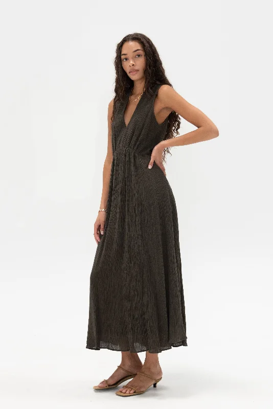 Ventosa Dress, Charcoal