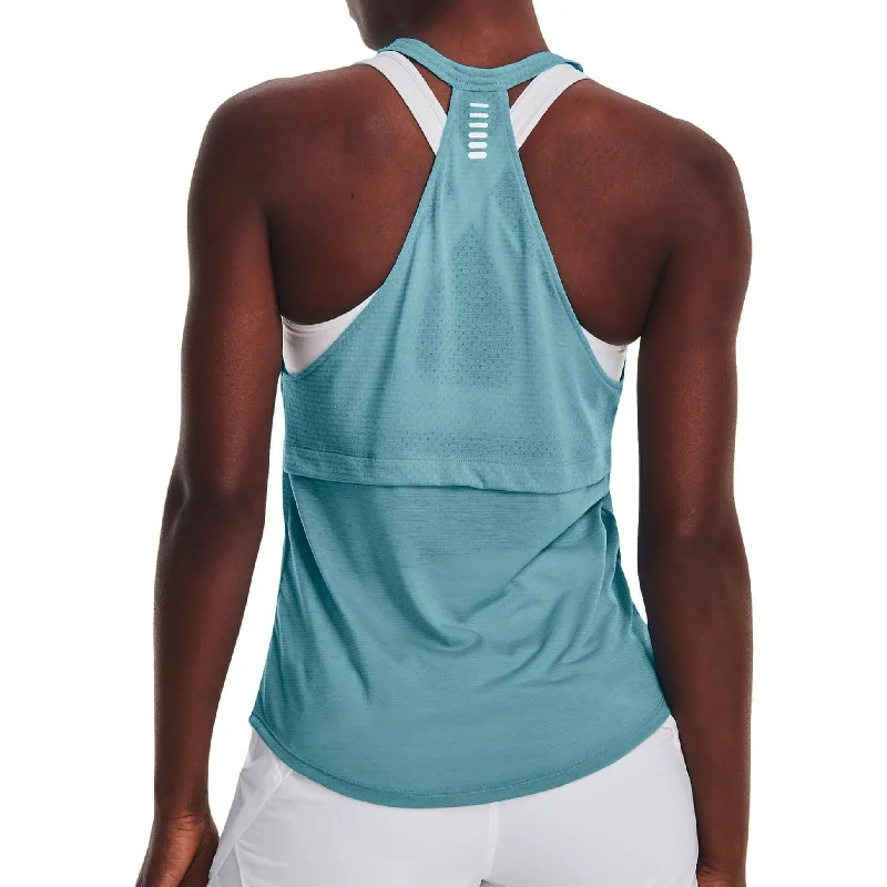 Under Armour Streaker Womens Running Vest Tank Top - Blue