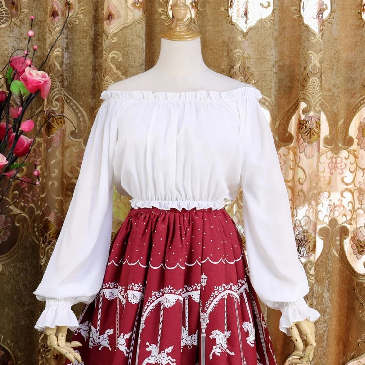 Japanese lolita shirt yv40671