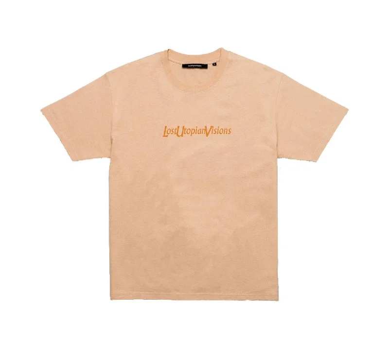 Lost Utopian Visions LUV Logo Tee - Khaki