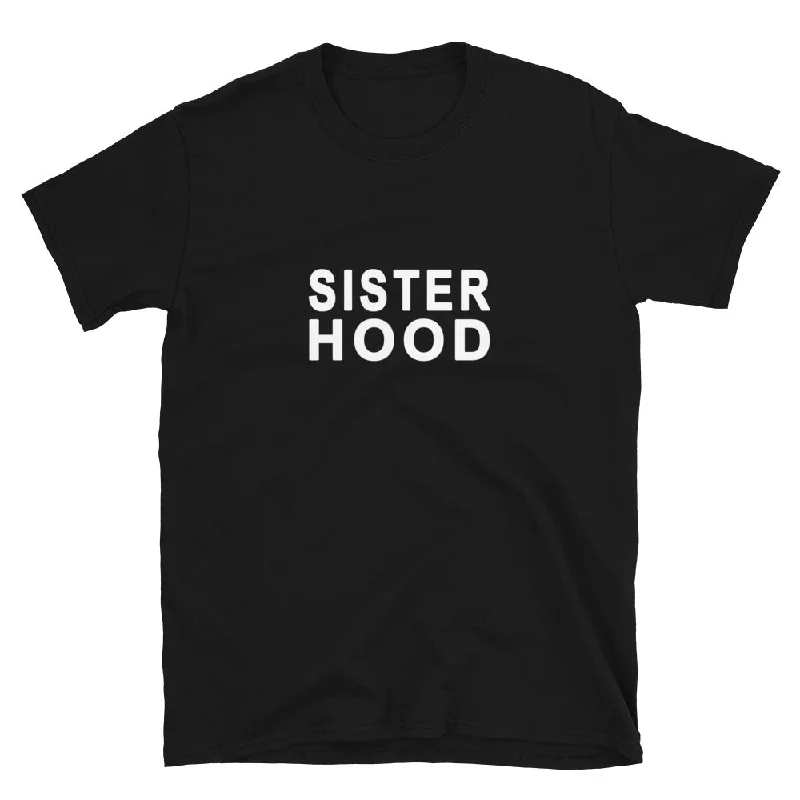 THE ESSENTIAL BOYFRIEND TEE BLACK SISTER HOOD