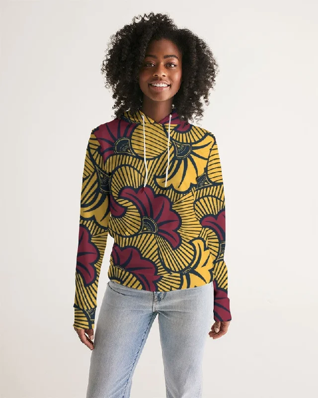 AKH African Fleurs Rouges Women's Hoodie