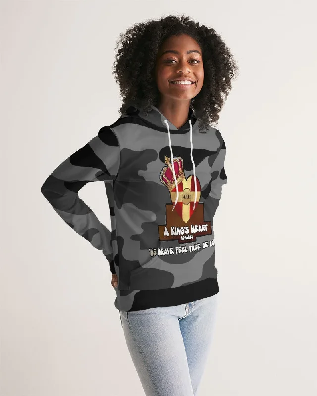 AKH Black Camouflage Women's Hoodie