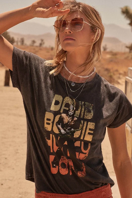 David Bowie Hunky Dory Vintage-Wash Graphic Tee