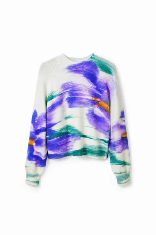 Desigual Out-of-Focus Multi Colour Knitwear