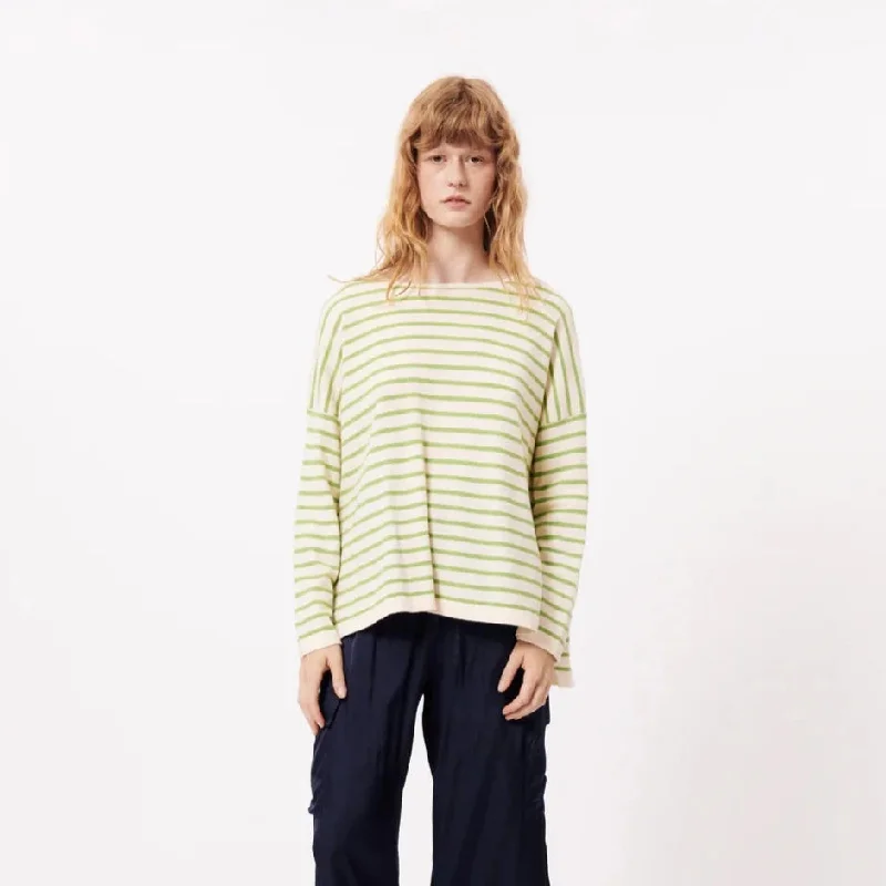 Eileen Green Stripe Sweater