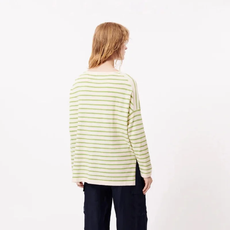 Eileen Green Stripe Sweater