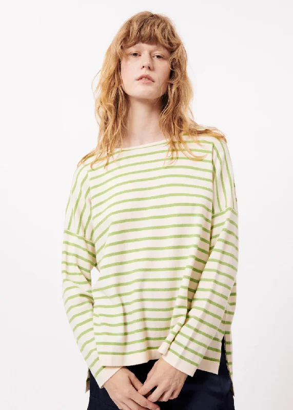 Eileen Green Stripe Sweater