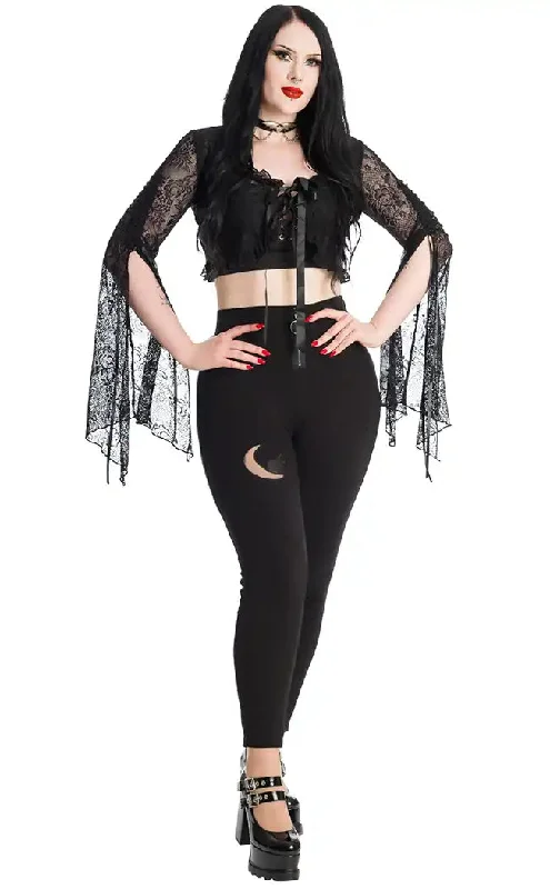 Morticia Lace Bolero Top