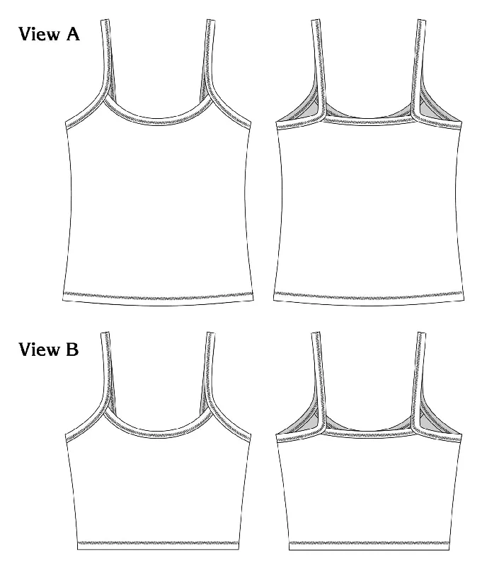 PDF Pattern - Sommar Camisole | Paradise Patterns