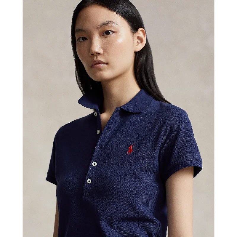 Polo Performance Ralph Lauren Women's Cotton Tailored Fit Polo Shirt - French Navy