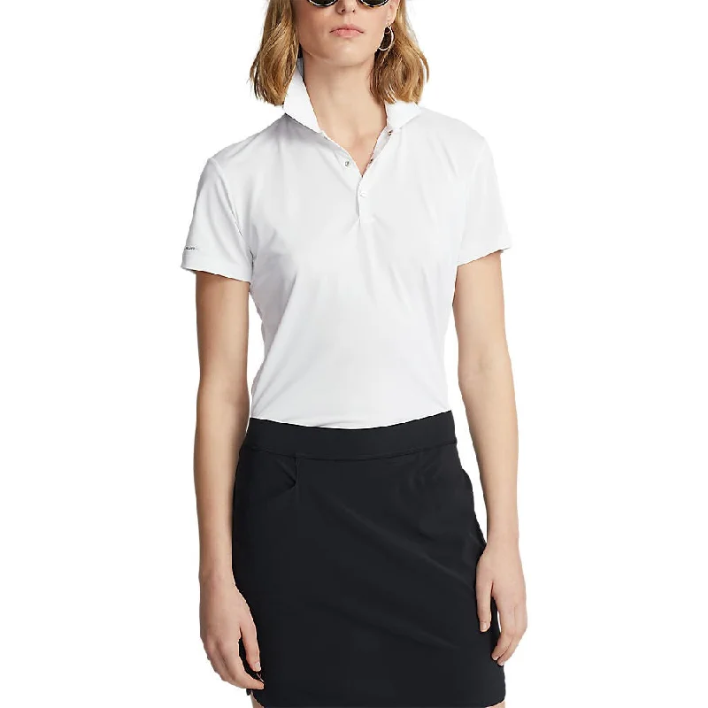 RLX Ralph Lauren Women's Tour Performance Golf Shirt - Pure White