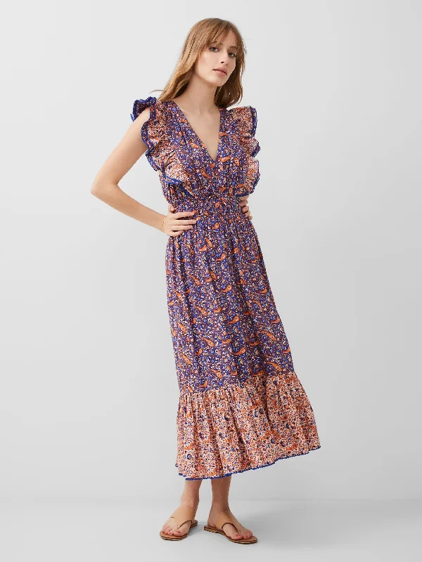 Anathia Blaire Frill Midi Dress