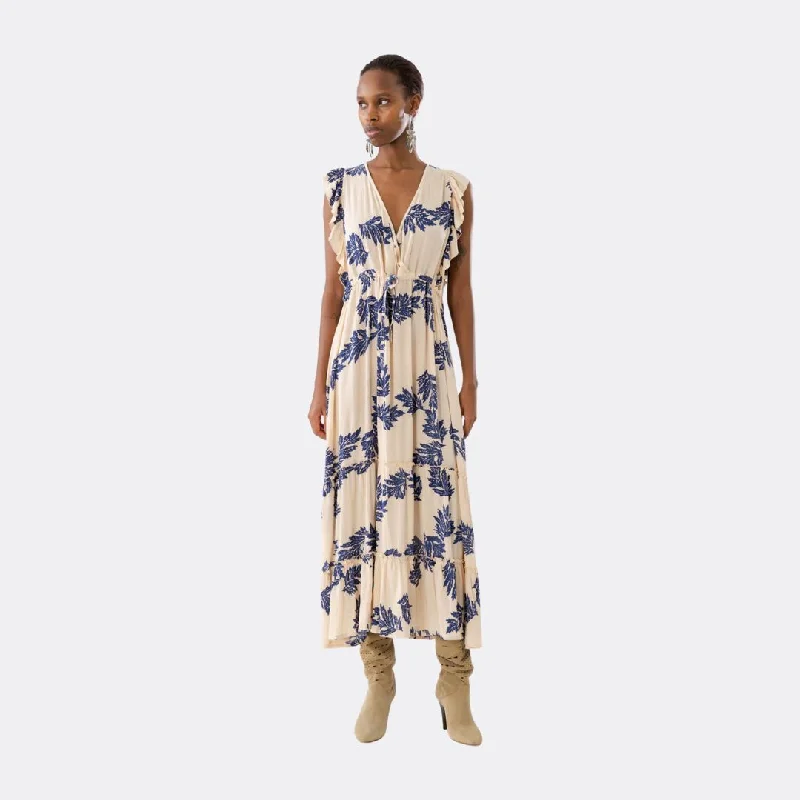 SamoLL Midi Dress SL (Flower Print)