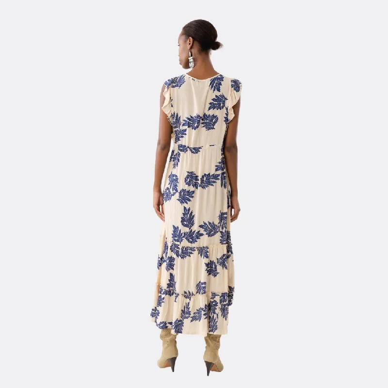 SamoLL Midi Dress SL (Flower Print)