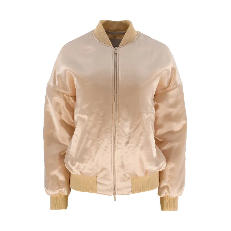 MaxMara Women's Satin Bomber Jacket