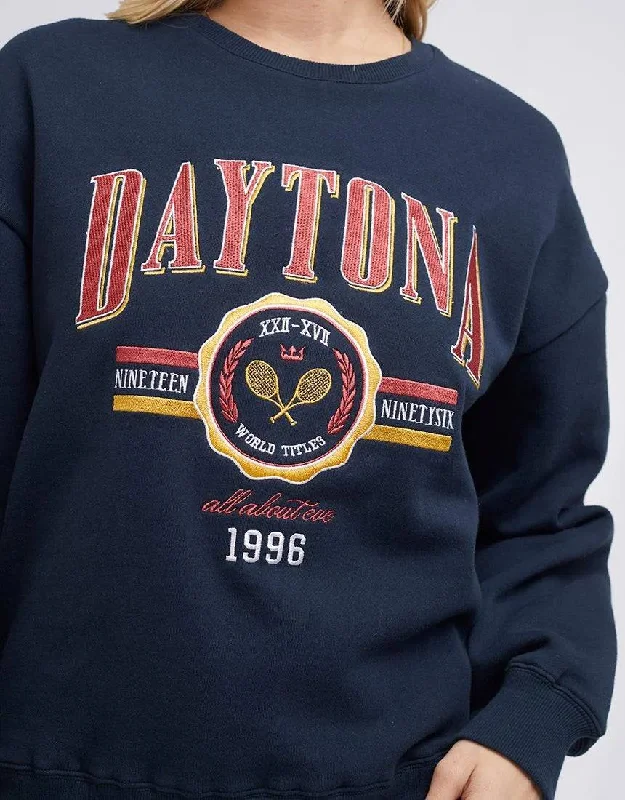 ALL ABOUT EVE DAYTONA SWEATER NAVY