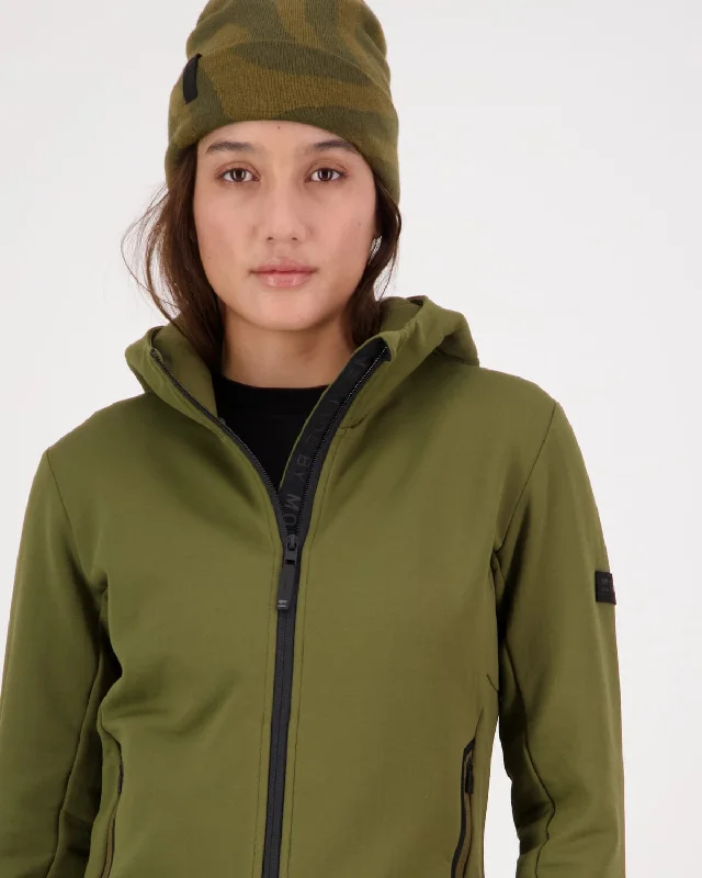 Arcadia Merino Fleece Hoody - Dark Olive