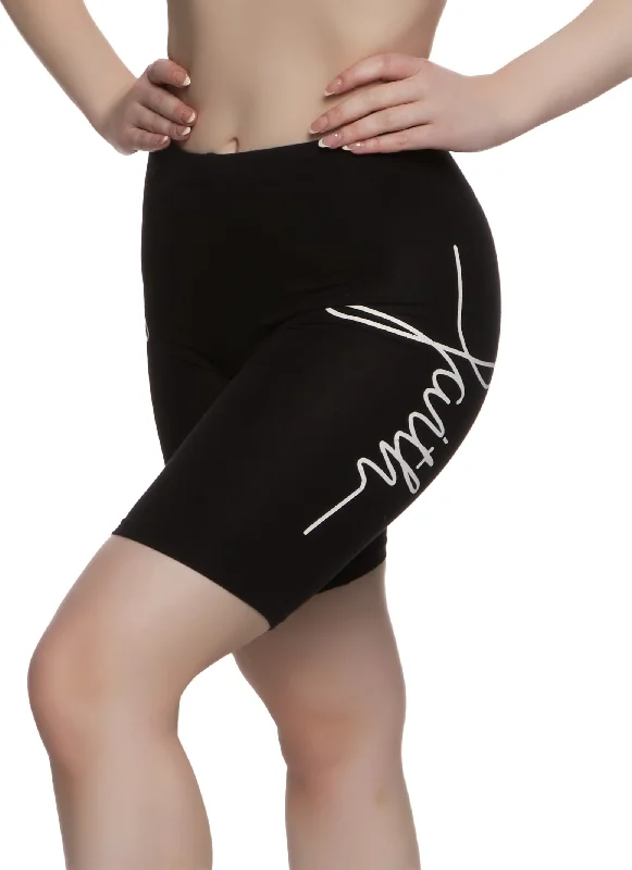 Faith Side Graphic Biker Shorts